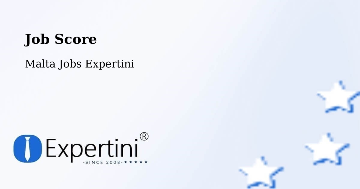Job Score & Job Description Score Tool – Imtarfa - Malta Jobs Expertini